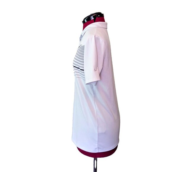 NIKE GOLF DRI-FIT Polo Shirt Multicolor Mens Size XL Embroidered Logos - Picture 4 of 9